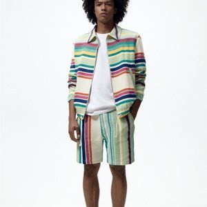Zara multicolor stripe set